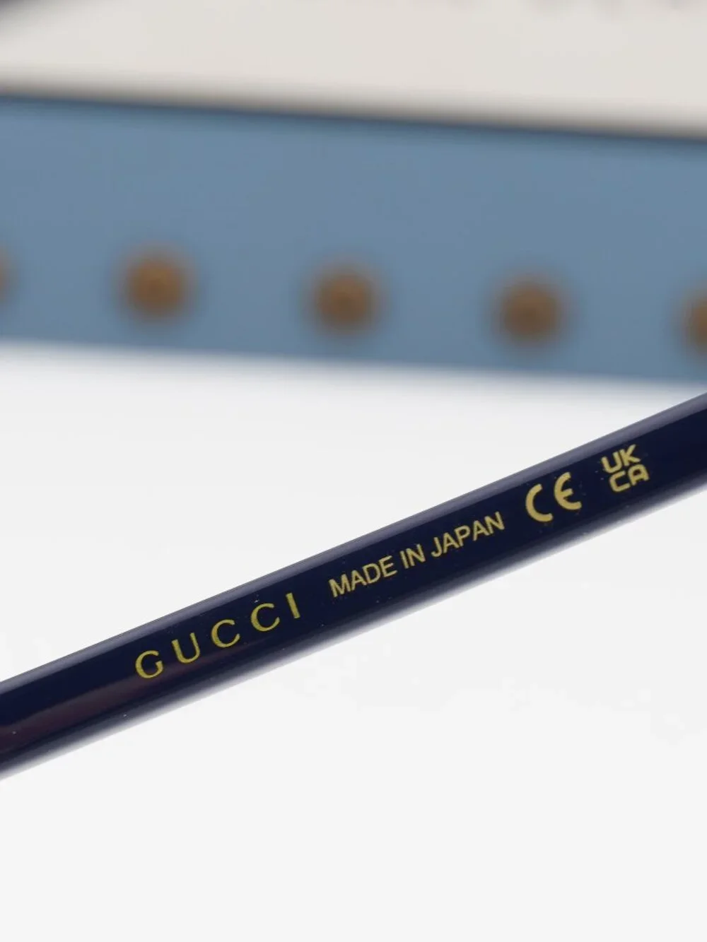 Gucci GG0934OA 005 Rectangle Eyeglasses 56mm - Gold / Black